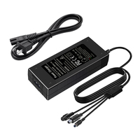 Adaptateur de transformateur KUNCAN à brancher, prise jack DC 42V, fiche cylindrique 2,5 mm, alimentation 2A, indicateur LED, efficacité 95%, protection contre les surtensions