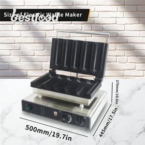 Máquina Eléctrica Comercial para Hacer Wraps de Pollo Estilo Nuevo México, Asador de Burritos, Calentador de Rollos, Máquina para Hacer Waffles de Acero Inoxidable - Product Image 5