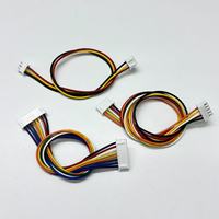 Kustom 2.5mm Pitch perempuan Pa66 kawat konektor kustom 2 3 4 Pin Jst Xh 2.5 kabel Harness perakitan konektor 10way kabel