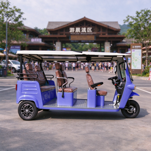 Triciclo Elettrico a Batteria per il Sud-Est Asiatico, 5+ Passeggeri, EEC COC, 72V250Ah Litio, 170-190km, 700kg, Carrello - Product Image 1