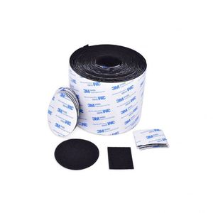 Tapis de sol de voiture en tissu nylon avec boucle adhésive, velcro à forte adhérence, rubans auto-agrippants à découper librement - Product Image 4