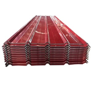 Feuille de <span class=keywords><strong>toiture</strong></span> en <span class=keywords><strong>acier</strong></span> ondulé à revêtement de couleur PPGI Feuille de <span class=keywords><strong>toiture</strong></span> de couleur galvanisée prépeinte - Product Image 1