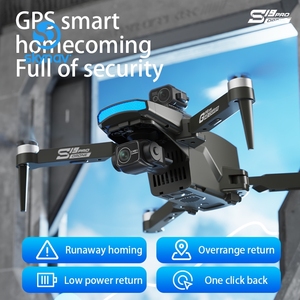 Nuevo Dron S19 Pro 2026 con GPS de <span class=keywords><strong>2</strong></span> KM, FPV, <span class=keywords><strong>Gimbal</strong></span> de 3 <span class=keywords><strong>Ejes</strong></span> y Varios Modos de Vuelo como Follow Me, Cámara Dual 4K y 3 Baterías - Product Image 4