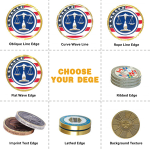 Moeda Religiosa Cristã Cavaleiro Medieval Design Contemporâneo Coin Design com Espada & Escudo - Product Image 4