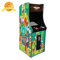 Bornes d'arcade verticales pleine taille pour deux joueurs, pour machine de jeu vidéo, plus de 3000 jeux, anglais, 110V/220V, armoire en MDF, personnalisable