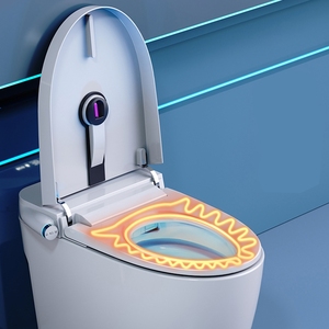 Tek parça elektrikli klozet lavabo otomatik gömme sensör su dolap seramik banyo akıllı tuvalet kase