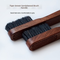 Brosse de nettoyage en poils de sanglier de Chine 100% pur, qualité professionnelle, plusieurs tailles, manche en bois, personnalisable OEM