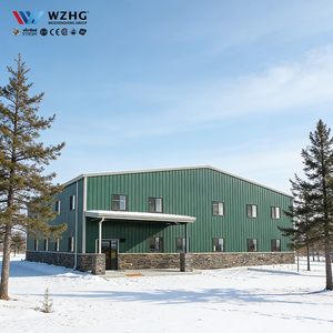 Structure en acier industrielle robuste et durable pour atelier, durée de vie de 50 ans, résistance au vent de 200 km/h, design moderne, directement de l'usine - Product Image 1