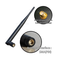 Antenne omnidirectionnelle Wifi à Gain élevé 3dbi 2.4G 5.8G Lora 868mhz 915mhz Gsm 4g Lte Ble en caoutchouc