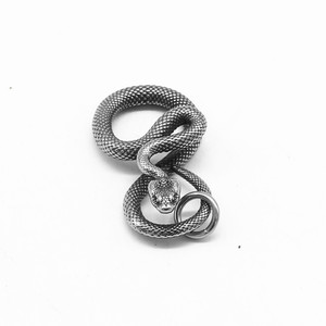 Yunnique Collar con colgante de serpiente de acero inoxidable 316, joyería unisex con signo del zodiaco, regalo - Product Image 5
