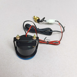 เกจวัดอุณหภูมิน้ำแบบดิจิตอลทรงกลม อิเล็กทรอนิกส์ 12V 24V ใช้ได้กับรถบรรทุกทั่วไป สำหรับการดัดแปลงและอัปเกรด - Product Image 2