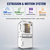 Imprimante 3D FDM industrielle de haute précision pour le prototypage rapide, la production en petites séries et l'éducation