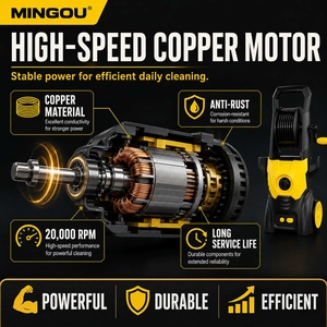 Nettoyeur haute pression 2000 PSI pour usage domestique avec certification UL <span class=keywords><strong>CE</strong></span> GS 120 bars, idéal pour le nettoyage des voitures, allées, patios et murs - Product Image 4