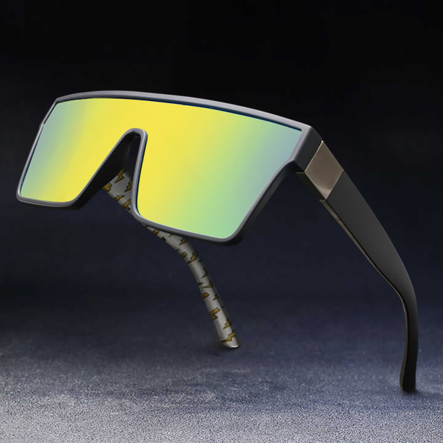 2026 Plastic Futuristic Big One Piece Lens Wholesale Price Women and Men Glasses Shade Designer Sunglasses