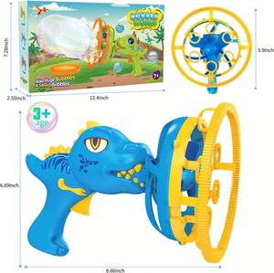New Arrival Big Dinosaur <b>Bubbles</b> <b>Bubble</b> Machine Toy Gun for <b>Kids</b> - Product Image 2