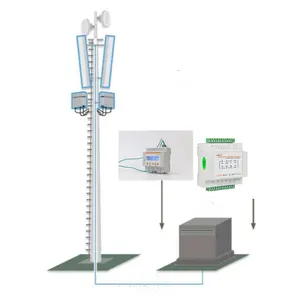 Digital Wattmeter Smart DC Power Meter Electricity Consumption Energy Meter -48VDC for Base Station