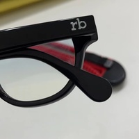 Autocollants 3D de haute qualité pour lunettes, étiquettes métalliques personnalisées, autocollants pour montures de lunettes de soleil, étiquettes pour lunettes cosmétiques, prix de gros