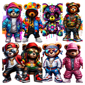 Popular Bears <b>Tshirts</b> Clothes Stickers Iron Screen Plastisol Heat <b>Transfer</b> Printing Paper Offset DTF Heat <b>Transfers</b> - Product Image 5