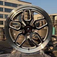 Jantes forgées noires à rebord profond 17x8.5 17x9 17x10 17x11 pouces 5*112 5*114.3 5*120 pour Corvette Chevy Silverado Camaro Trailblazer SS