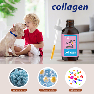 Suppléments de santé pour animaux de compagnie de qualité supérieure au collagène nourri pour chiens Supplément pour la peau et le pelage des chats Taily Liquid Collagen Itch Relief for Dogs - Product Image 2
