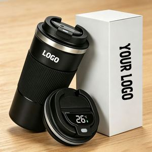 Promotional Gift Business <b>Portable</b> <b>Mug</b> Insulated Stainless Steel Tumbler Printed Leakproof <b>Coffee</b> Cup Logo Custom - Product Image 1