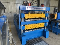 Línea de Formación de Rollos de Láminas para Techos Corrugados/Caja con Certificación CE LINRAN, Maquinaria para Fabricación de Tejas con Motor de Alta Eficiencia y PLC
