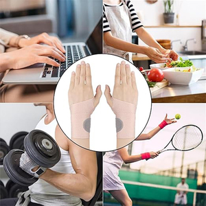Attelle de poignet ultra-fine en néoprène et spandex hautement élastique, respirante, pour <span class=keywords><strong>le</strong></span> sport, soutien <span class=keywords><strong>du</strong></span> <span class=keywords><strong>canal</strong></span> <span class=keywords><strong>carpien</strong></span>, compression, bandes élastiques pour <span class=keywords><strong>le</strong></span> poignet - Product Image 6