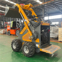 Taian Mini chargeuse compacte pompe à béton bétonnière avec pompe chargeur frontal tracteur Transmission pompe de charge 580sk