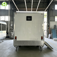 Goeasy Vente Directe Usine Conteneur Sanitaire Mobile en Acier Portable, Remorque Toilettes, Toilettes Portables