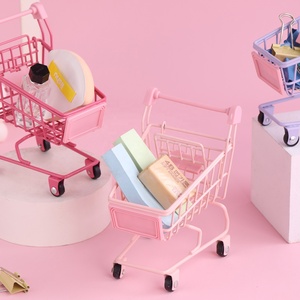 Chariot utilitaire de supermarché, <span class=keywords><strong>mode</strong></span> de rangement de bureau, porte-jouets, mini chariot - Product Image 4