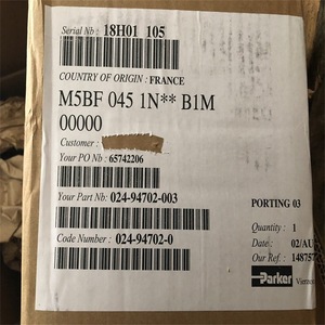 Motor Hidráulico Parker M5BF 024-94702-003 Fabricado en Francia Tipo Cilindro Oscilante - Product Image 1