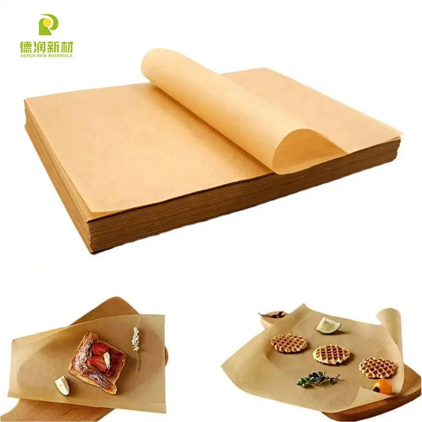 New Design Greaseproof Oil Proof Food Wrapper Bread Baking Paper Sheets