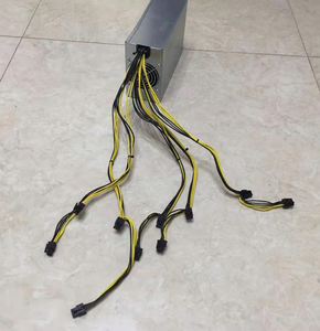 PCI-E PCIE 6Pin Male ke Dual 8Pin 6 + 2Pin Male kabel adaptor grafis GPU Video PC kabel daya modul kabel Splitter 18AWG - Product Image 5