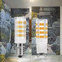 Luces LED tipo maíz G9 E14 SMD de 6W AC220V sin parpadeo, reemplazo de bombilla halógena para lámpara turca, uso residencial