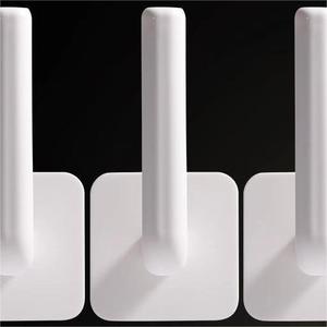 Móc treo tường tự dính hình chữ L Giá treo khăn giấy đựng khăn giấy nắp nồi móc có thể gập lại Giá Treo Chìa Khóa Móc treo quần áo phòng tắm thực phẩm - Product Image 1