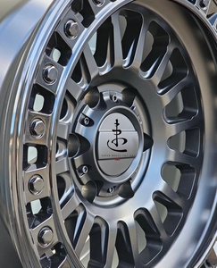 SW Beadlock 4x4 Roues 17x9 6x139.7 8x170 Off Road Jante de voiture forgée en aluminium pour F-150 Toyota Nissan Jeep RAM Hummer Lexus - Product Image 4