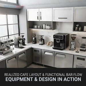 Cafetera Alemana <span class=keywords><strong>de</strong></span> 1350W AM7203 Máquina <span class=keywords><strong>de</strong></span> Café <span class=keywords><strong>Industrial</strong></span> para Equipo <span class=keywords><strong>de</strong></span> Cocina Comercial - Product Image 5