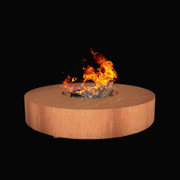 Cheminée de foyer portable en acier personnalisé, brûleur de bûches, tresse en métal, bol pour barbecue jardin extérieur