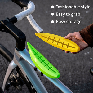 Sacoche de vélo Maidoli en forme de <span class=keywords><strong>banane</strong></span> imprimée en 3D, en TPU+silicone, fixation sécurisée pour <span class=keywords><strong>VTT</strong></span> et vélos de route, options jaune et vert - Product Image 5