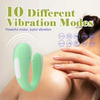Usine Hot-Sell Sans Fil Télécommandé Double-Vibration Insérable Gode G-Spot Intimité Jouet pour Couples Assurant Femmes