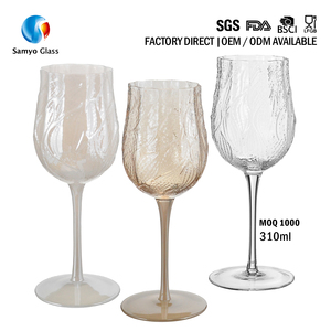 Verres à eau en cristal soufflé à la main Samyo, gobelets soufflés à la main, verres à boire de 330 ml pour restaurant Michelin - Product Image 4