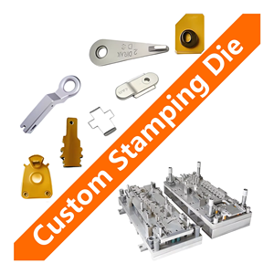 Moldes progresivos de acero endurecido personalizados, troqueles de estampado de herramientas de alta resistencia al desgaste para componentes metálicos de electrodomésticos Automotrices - Product Image 1