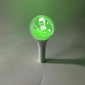 Factory OEM Kpop Light <strong>Stick</strong> Concert <strong>Glowing</strong> <strong>Stick</strong> 3D Logo Engraved Acrylic Rotation Lighting <strong>Stick</strong> - Product Image 3