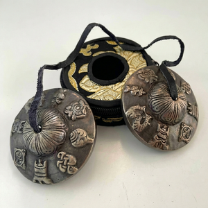 Traditional Bronze Tingsha Bell with Soothing <b>Ring</b> for Relaxation and <b>Stress</b> Relief - Product Image 1