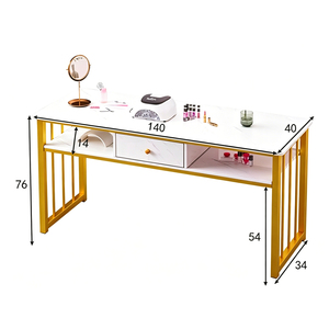Hot Sale Black <b>Nail</b> <b>Table</b> Professional <b>Nail</b> Salon Furniture Beauty Manicure Desk - Product Image 1