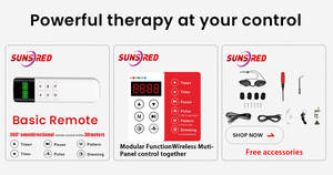 Sunsred OEM Odm 660nm 850nm Chống-Lão Hóa Đau-Cứu Trợ <span class=keywords><strong>LED</strong></span> Liệu Pháp Ánh Sáng Màu Đỏ Bảng Điều Chỉnh 1200W Nhà Sử Dụng Ánh Sáng Hồng Ngoại Vẻ Đẹp Thiết Bị - Product Image 4