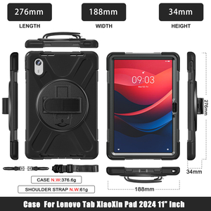 Casing Tablet dengan dudukan silikon <span class=keywords><strong>3</strong></span> lapisan, casing PENUTUP UNTUK Lenovo Tab M11 K11 2024 K11 Gen <span class=keywords><strong>2</strong></span> untuk Idea Tab 11 Xiaoxin Pad 11 2025 2024 - Product Image 6
