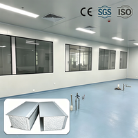 Panneau de cloison en acier galvanisé sandwich EPS Jinyuan CE ISO, léger, isolation thermique et acoustique, ignifuge, écologique, Chine