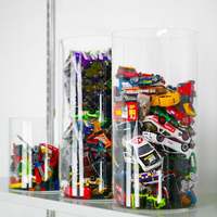 Vente en gros de tubes acryliques de grand diamètre OD1000x3x1000mm Tuyaux ronds transparents en plastique PMMA de haute transparence
