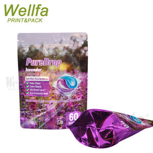 ถุงใส่สบู่อะลูมิเนียมฟอยล์แบบตั้งได้ถุงใส่ผงซักฟอกแบบซิปเปิดปิดได้โลโก้ออกแบบได้ตามต้องการ - Product Image 1